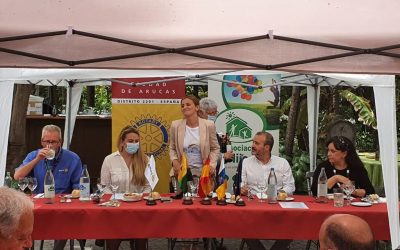 1º Visita al Club Rotary (Arucas) con la ASOCIACIÓN MI HIJO Y YO