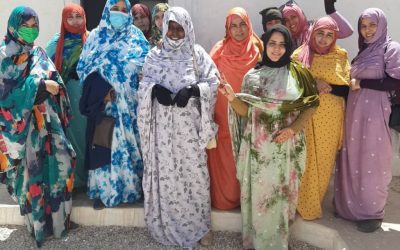 Equipo NUAT 2021 Selección candidatas mujeres SAHARAUIS TINDOUF Campamentos Refugiados